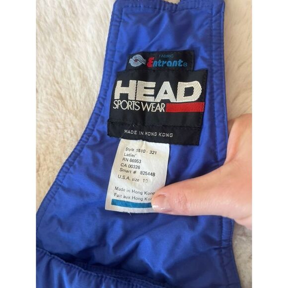 Vintage 90s Head Ski Pants Overalls Size 10 - Picture 2 of 11